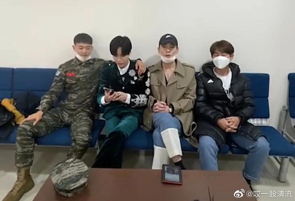 組圖：金起範曬SHINee合體照 珉豪衣服未換趕來為泰民舞臺應援