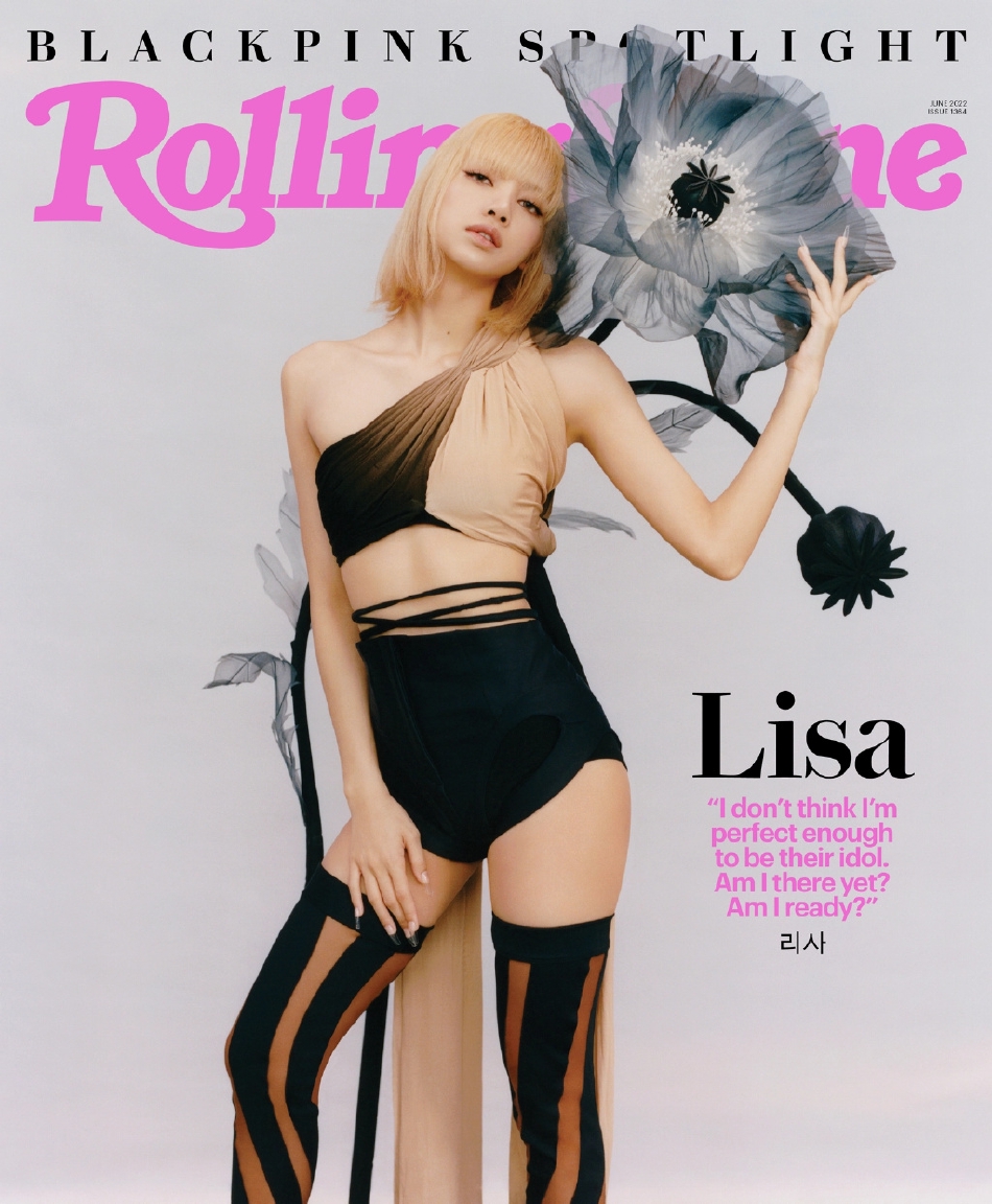 組圖：Lisa最新封面大片釋出 白色吊帶背心搭金髮時尚酷颯