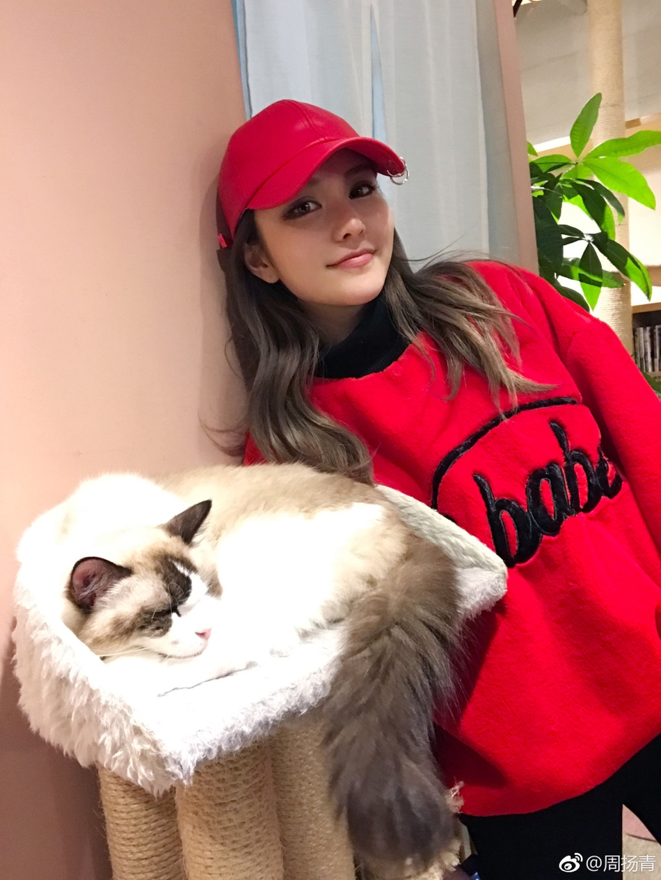 组图:罗志祥女友搂猫自拍 嘟嘴卖萌尽显少女本色_高清图集_新浪网