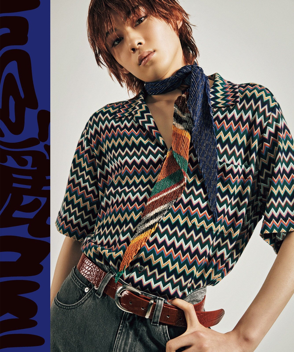 组图:藤间斋《nylon》大片来袭 波普风格服装衬托精致美颜