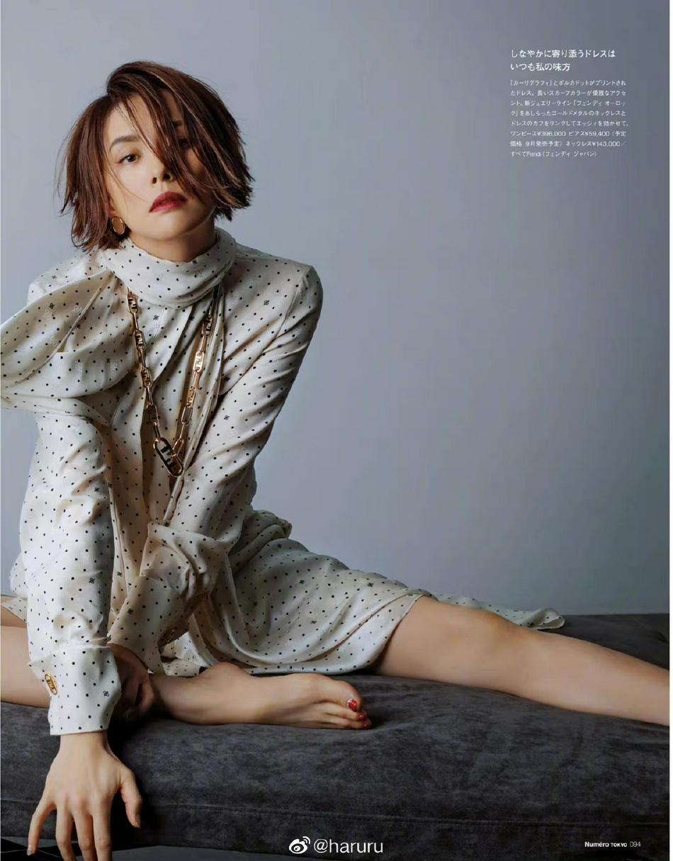 组图:米仓凉子拍摄秋冬时装大片 刚柔并济率性十足