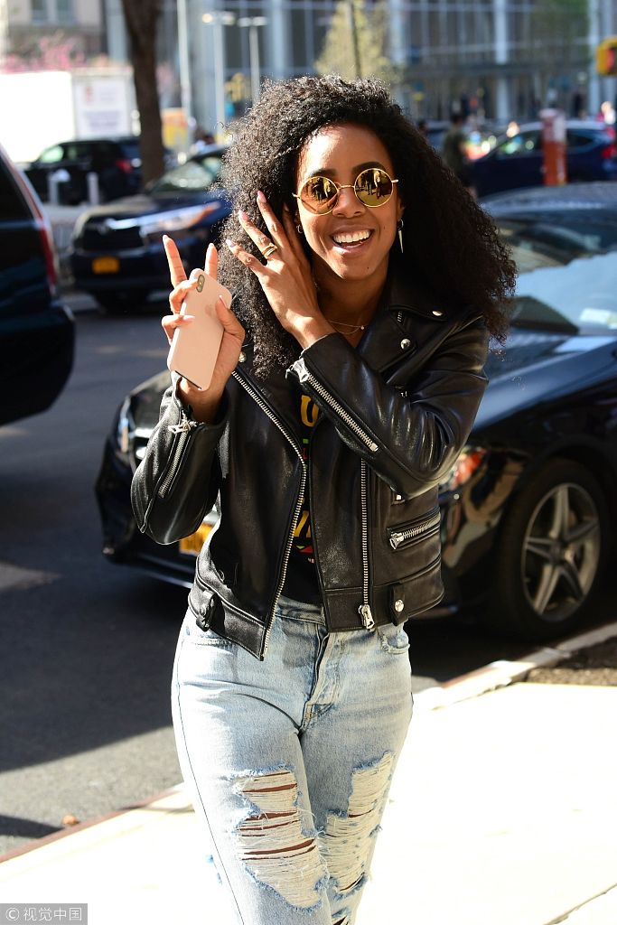 当地时间2018年5月2日,纽约,克兰德利亚·凯莉·罗兰(kelly rowland)