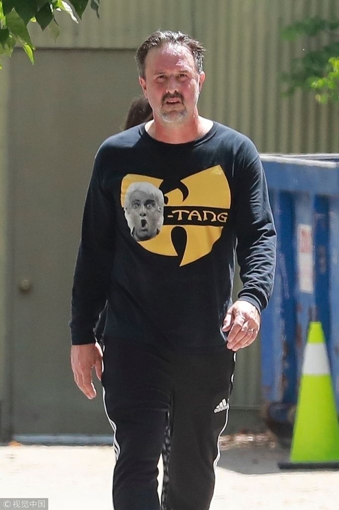 娱乐讯 当地时间2018年5月26日,美国比弗利山庄,大卫·阿奎特(david