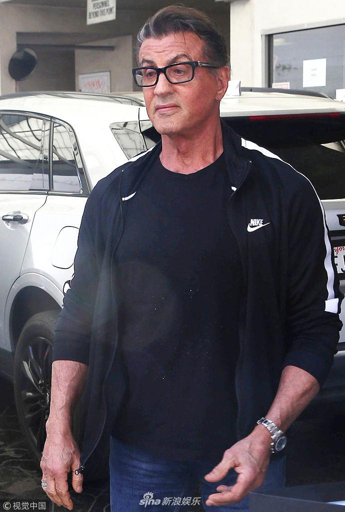 当地时间2019年3月15日,美国比佛利山庄,史泰龙(sylvester stallone)