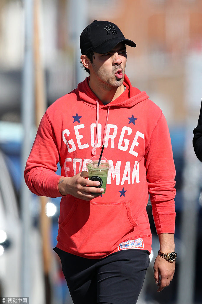 新浪娱乐讯 当地时间2018年5月21日,澳大利亚悉尼,乔·乔纳斯( joe