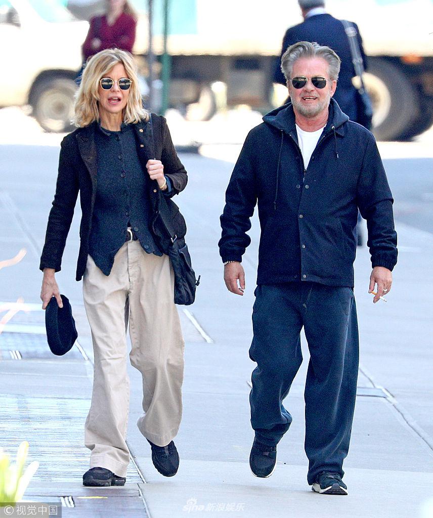 新浪娱乐讯 当地时间2018年4月23日,纽约,"老牌甜心"梅格·瑞恩(meg