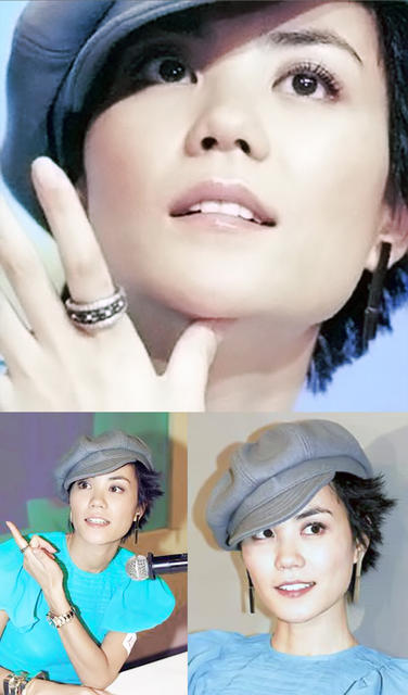 组图:王菲旧照曝光皮肤白皙大眼有神 纹身戒指超吸睛