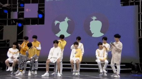 动图：TF家族小锅盖们互做发型 双揪马尾苹果头萌化了