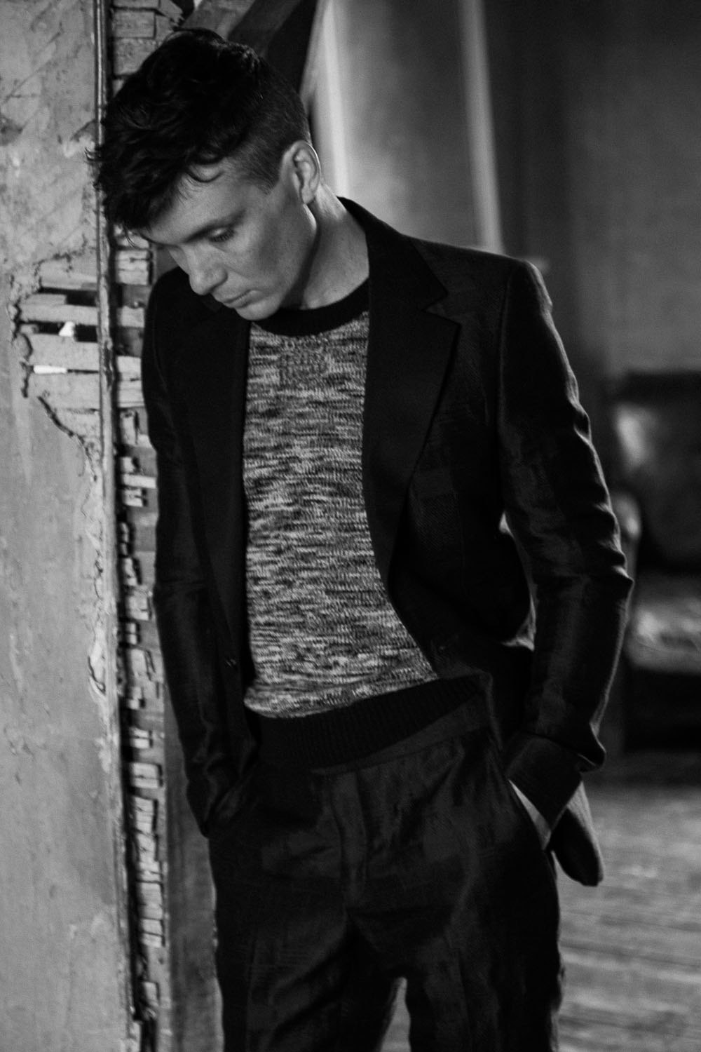 空间》等多部口碑好片的爱尔兰男星基里安·墨菲一组黑白写真大片曝光