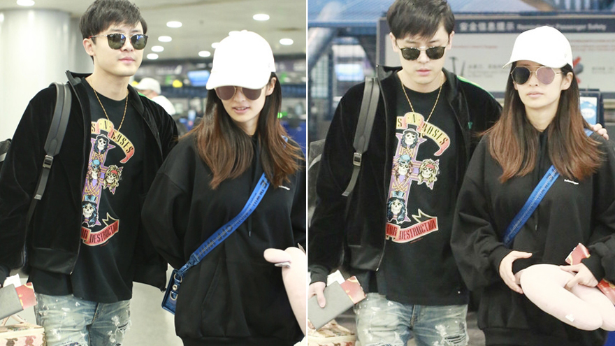 颖儿产女后与老公合体撒狗粮 付辛博成护妻狂魔