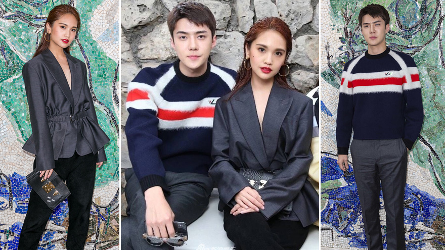 杨丞琳吴世勋惊喜同框 女御姐男休闲姐弟超养眼