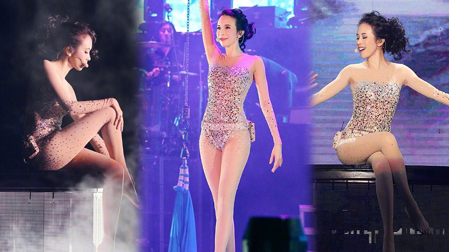 莫文蔚演唱会美照曝光 48岁身材凹凸有致美腿纤细惹人羡