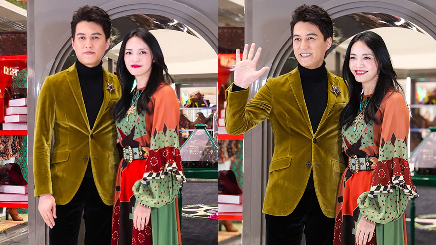 姚晨靳东合体现身相谈甚欢 男帅女美似偶像剧情节