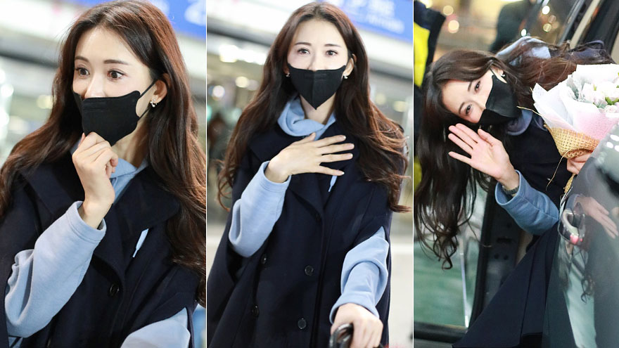 林志玲回应言承旭恋情后现身 被粉丝拉手热聊表情多变