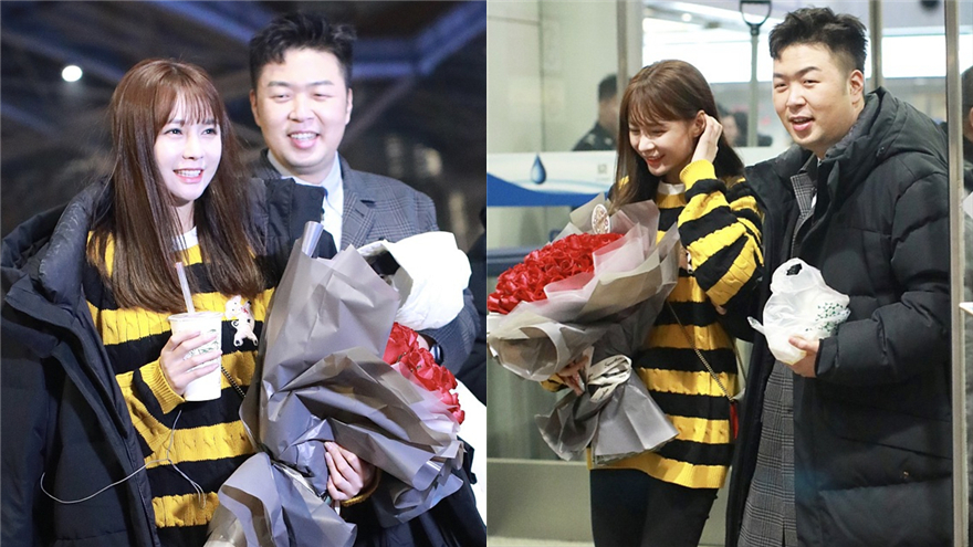 求婚预演？杜海涛捧红玫瑰惊喜接机沈梦辰