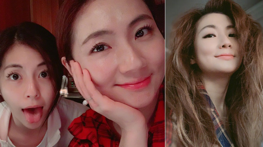 Selina晒小年夜晒家庭聚会照 与妹妹同框自拍五官超像