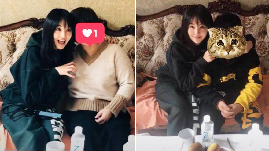 郑爽过年串亲戚照曝光 与家人合影调皮可爱