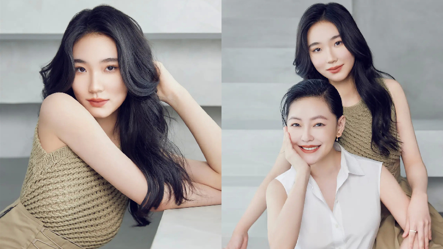 小S携二女儿拍时尚大片 14岁的Lily星范儿十足