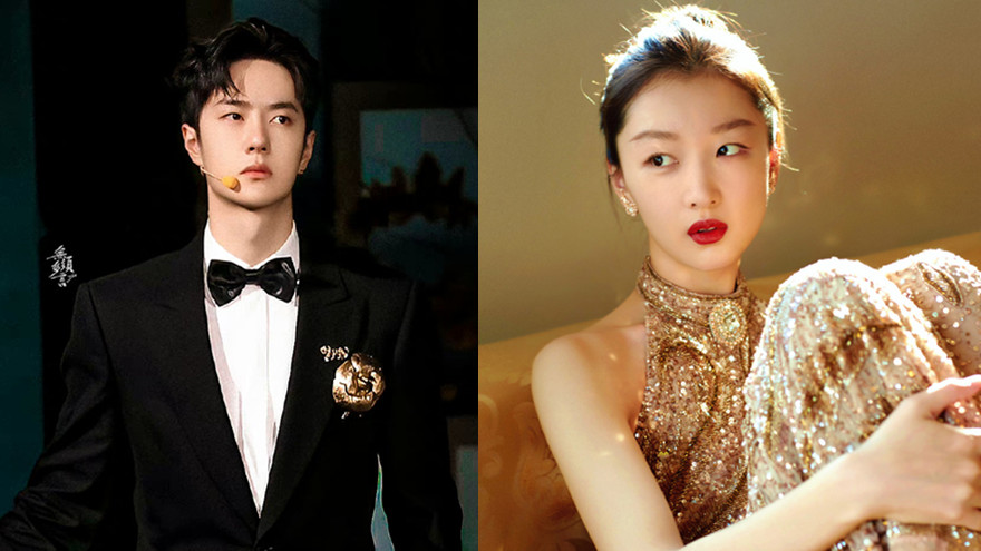 周冬雨王一博同台献唱 牵手对视化身画中人