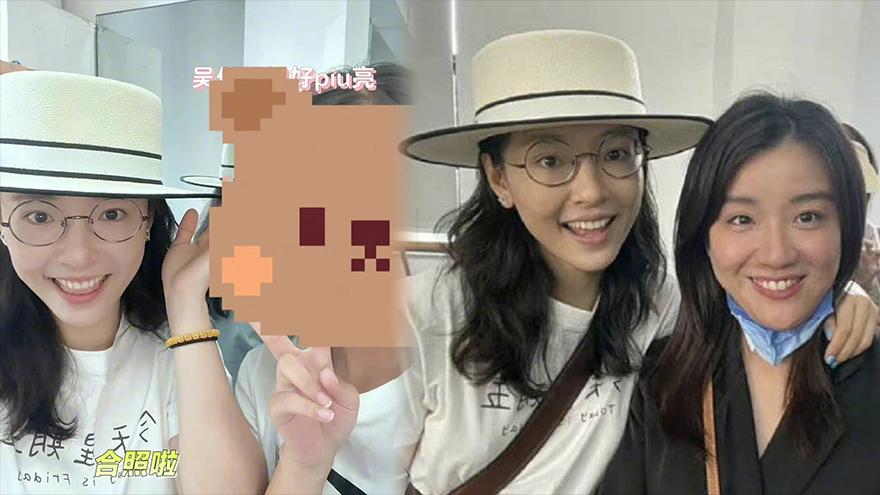 吴倩空降母校武大表演课堂 和学弟学妹合照好青春