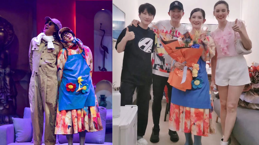 谢娜出演话剧获圈内好友支持 陈乔恩夫妇黄奕等捧场