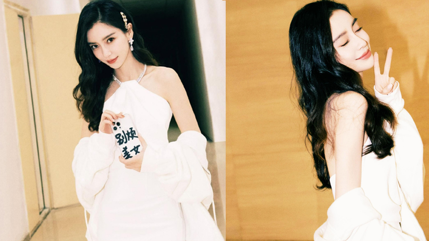 Baby白裙造型上班写真释出 “别烦美女”手机壳亮了