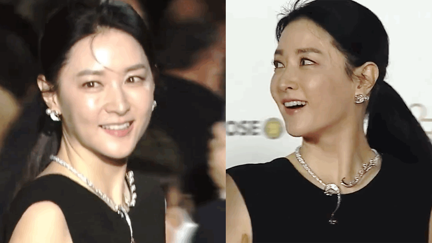 51岁李英爱现身釜山电影节 梳马尾神采飞扬不显老