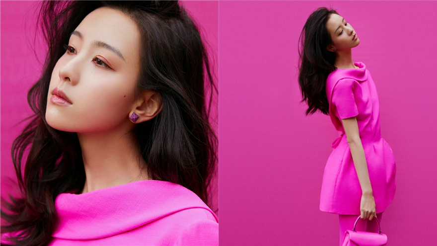 陈都灵生日写真释出 甜美纯欲展现粉色俏佳人