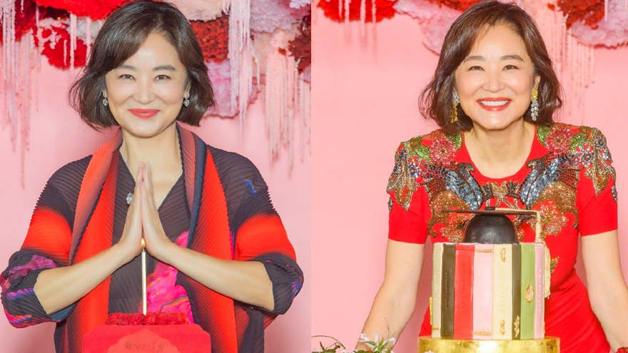 林青霞晒庆生照笑容满面状态佳 许愿天下太平世界和平