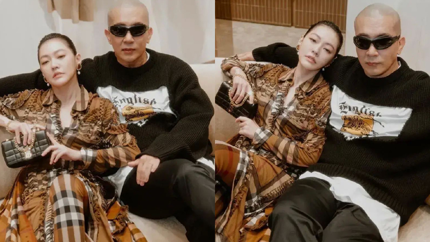 小S与具俊晔同框拍大片 紧靠姐夫手臂亲密凹造型