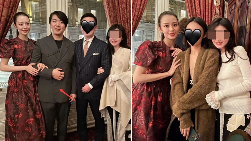 郎朗在英国举办私人晚宴 吉娜挽着老公恩爱甜蜜