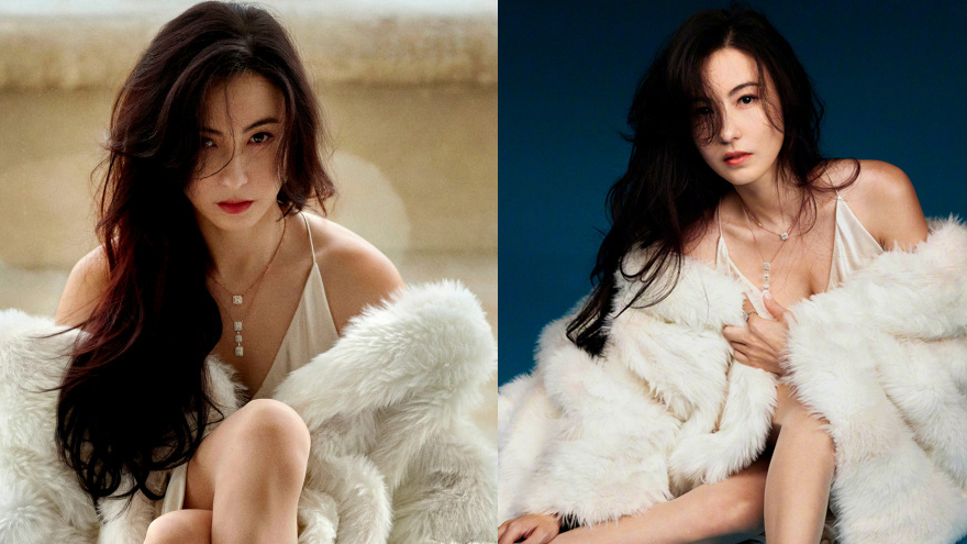 张柏芝星愿大片释出 穿皮草眼神犀利锁骨精致