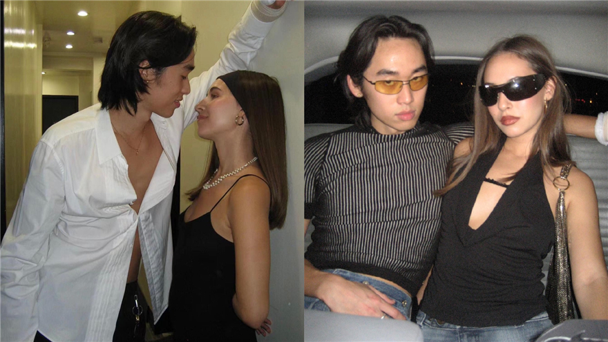 林依轮儿子林子濠晒与女友合照 壁咚拥抱恩爱甜蜜