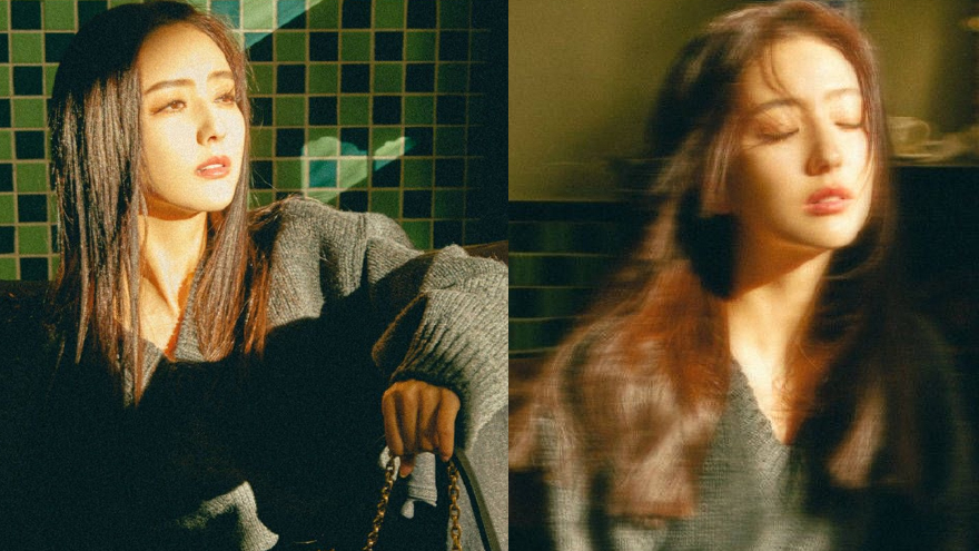 佟丽娅光影文艺感写真释出 气质优雅侧颜精致氛围足