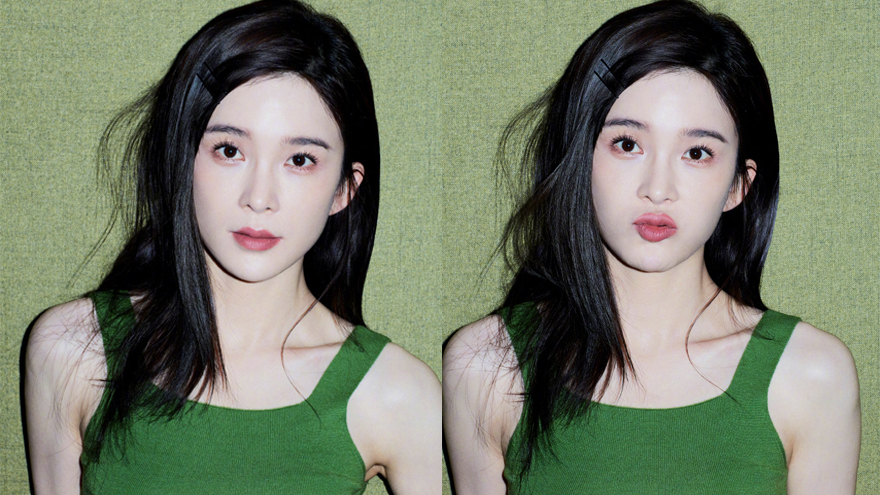 赵樱子称希望悲伤的事情到此结束 穿绿色无袖短衫显清新