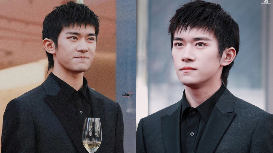 易烊千玺参加活动生图曝光 称自己在忙新作品的准备