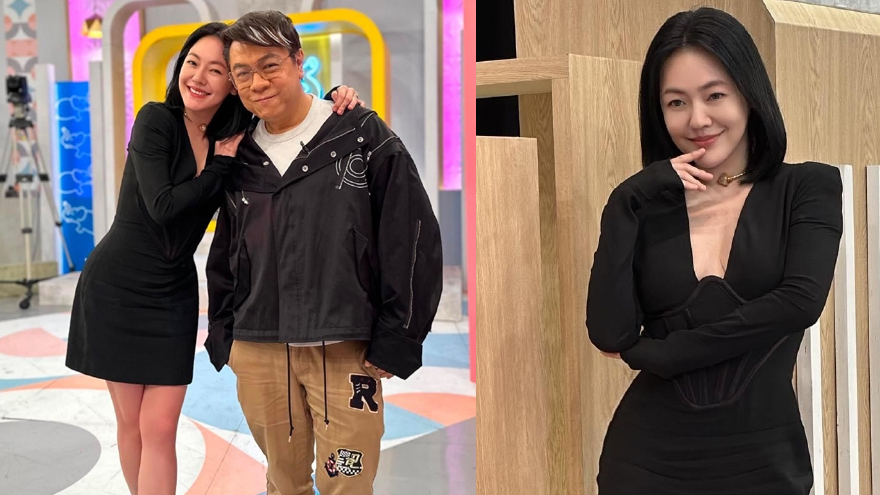 小S分享与蔡康永合照 二人同框开怀大笑感情好