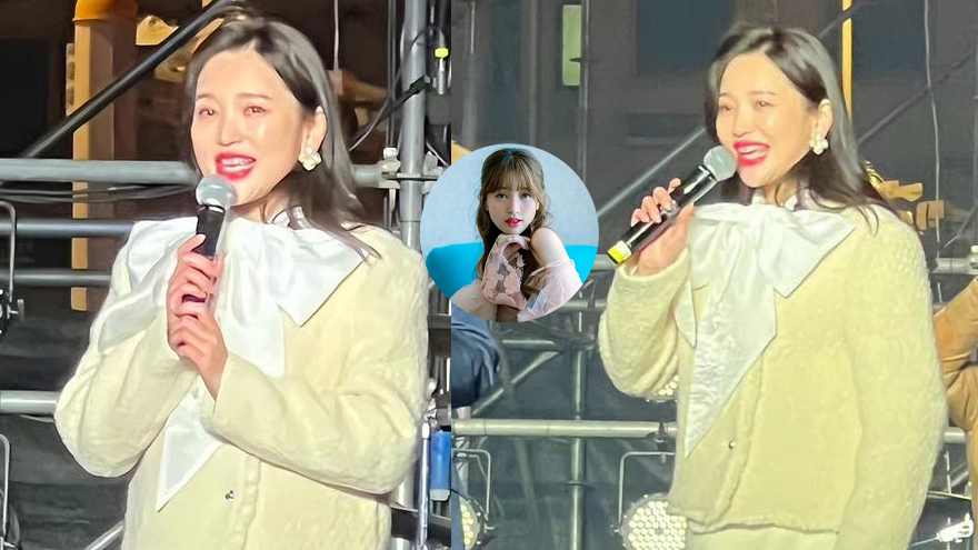 金莎恋爱十个月出席活动 近照笑容甜美身材略发福