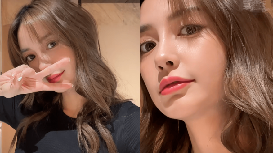 baby分享视频俏皮比耶 怼脸自拍五官精致颜值抗打