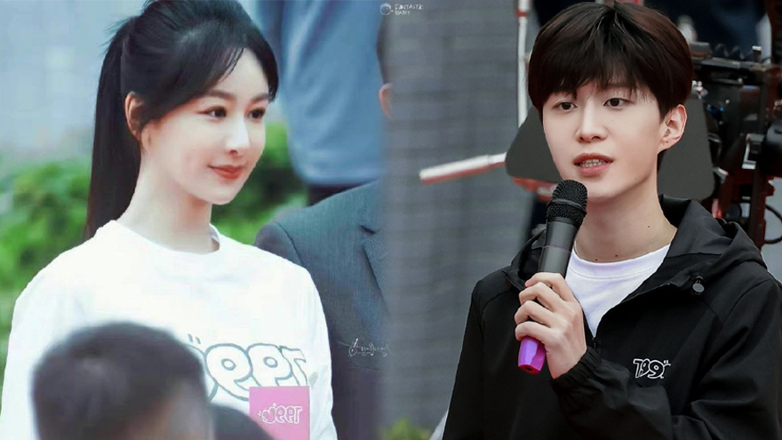 《199爱》开机 杨紫高马尾清爽范丞丞少年感十足