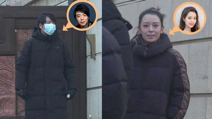 郎朗吉娜代言风波后现身 二人低调看房吉娜面容略显憔悴