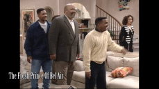 一旁的小粉丝激动的晕了过去，注意看最左边的威尔·史密斯。