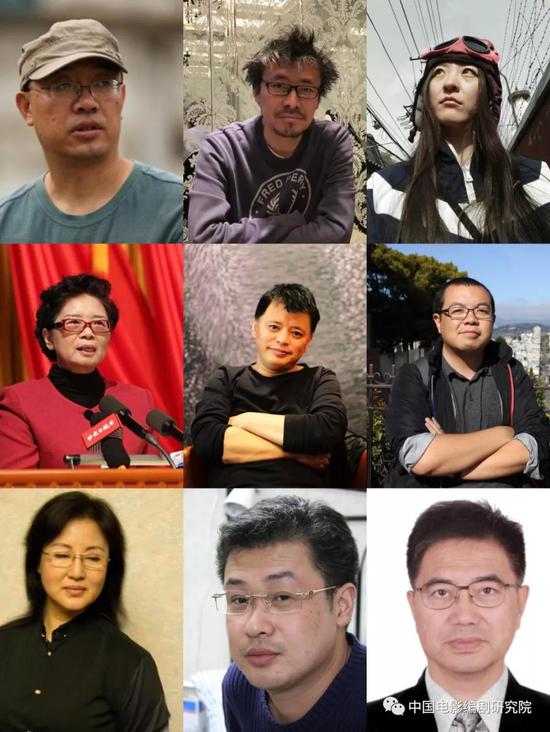 图为中国剧作家代表照片组图
