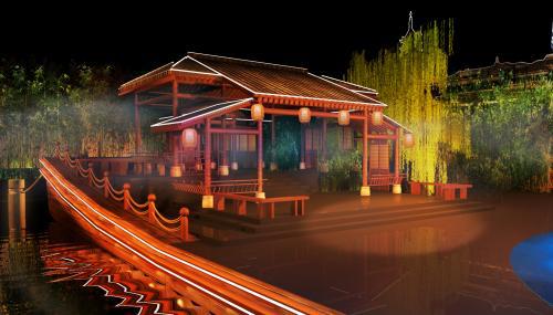 2019年中央广播真人棋牌娱乐平台总台中秋晚会舞美图