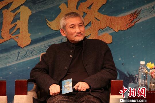 编剧,监制徐克出席见面会. 林冬梅 摄