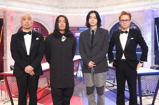 左起松本人志、山田孝之、菅田将晖、中居正广