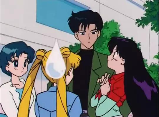 本应已死的月野兔,水野亚美,火野丽,木野真琴,爱野美奈子和地场卫,在