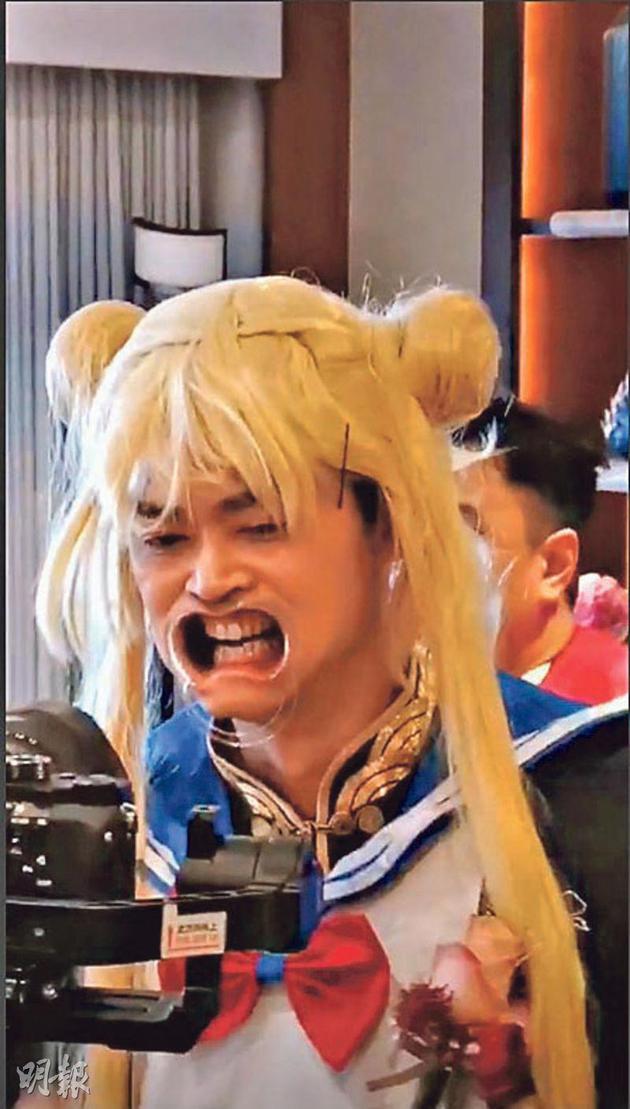 萧润邦接新娘要扮演美少女战士，还戴着“口腔固定器”险爆嘴