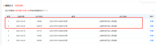 新增被执行人信息