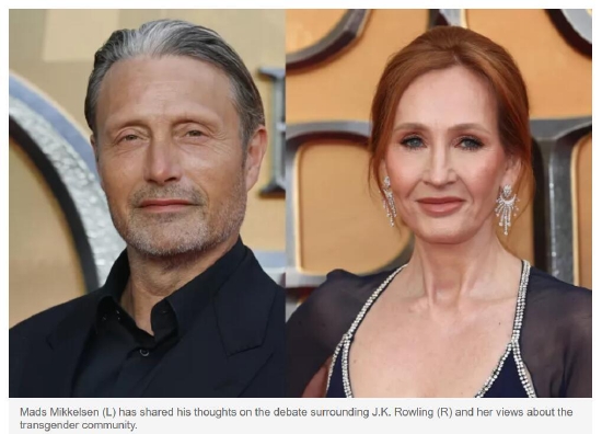 麦斯·米科尔森与J.K。罗琳